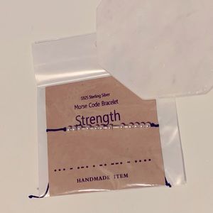 2/20$ 🛍 Morse Code Strength Adjustable Bracelet